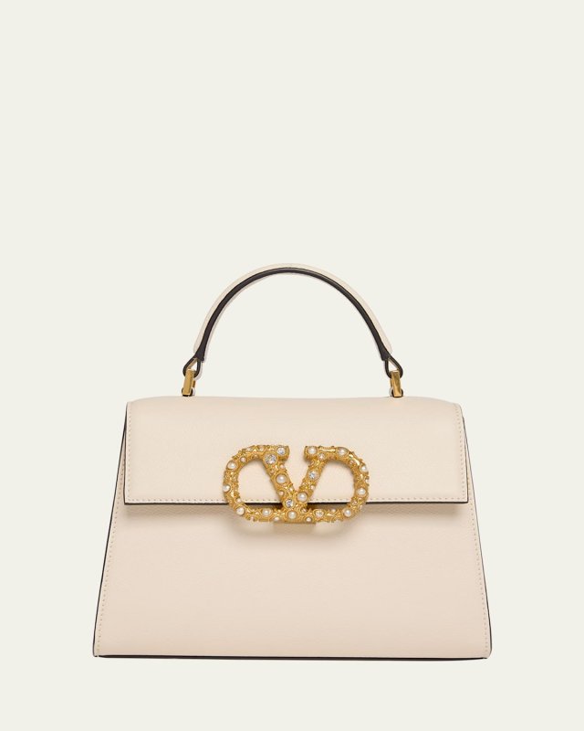 VSLING Small Leather Top-Handle Bag